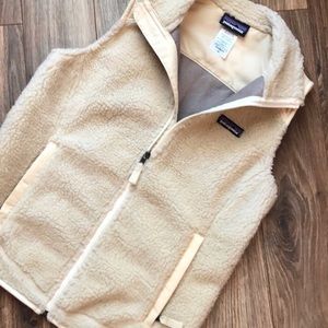 Women’s Patagonia Retro Pile Vest - M - Cream